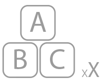 Logo représentant une lettre alphabétique