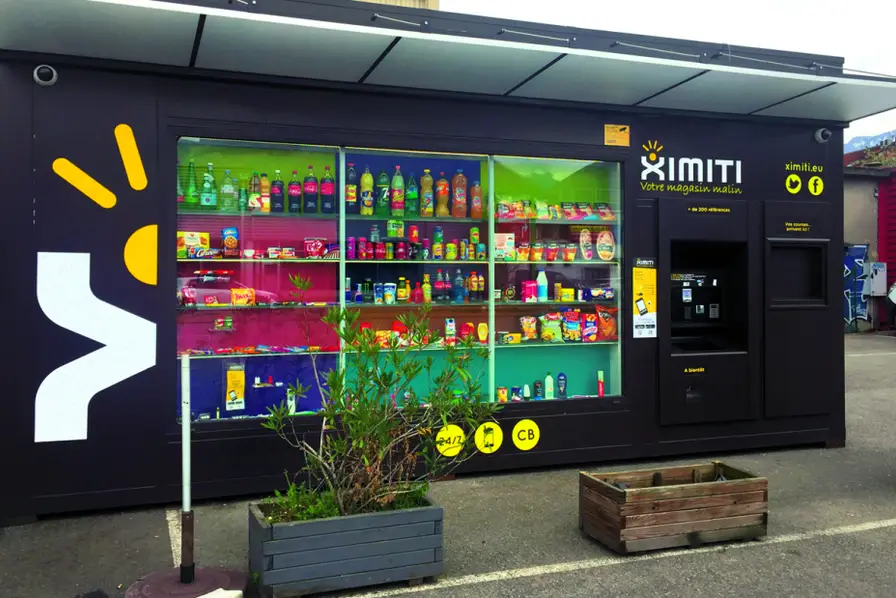 Vue de magasin automatique Ximiti